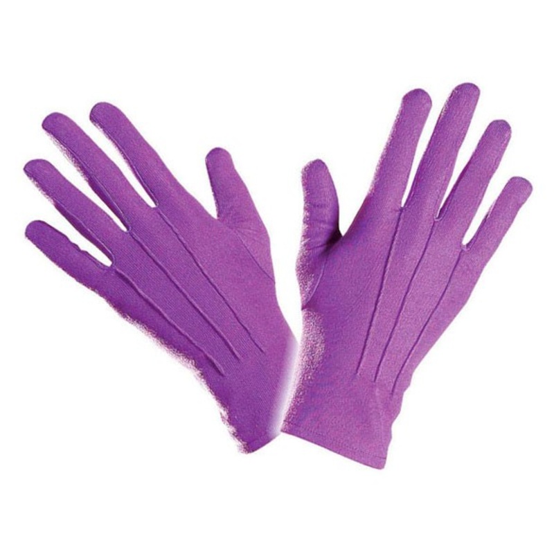 Purple elegant gloves