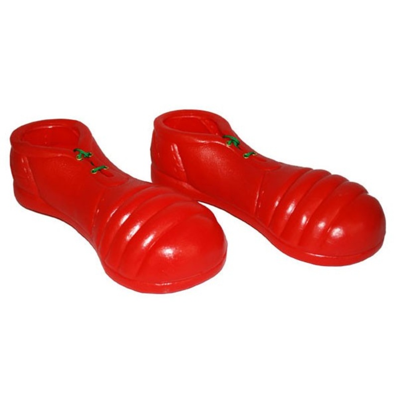 Red giant kids clowns shoes