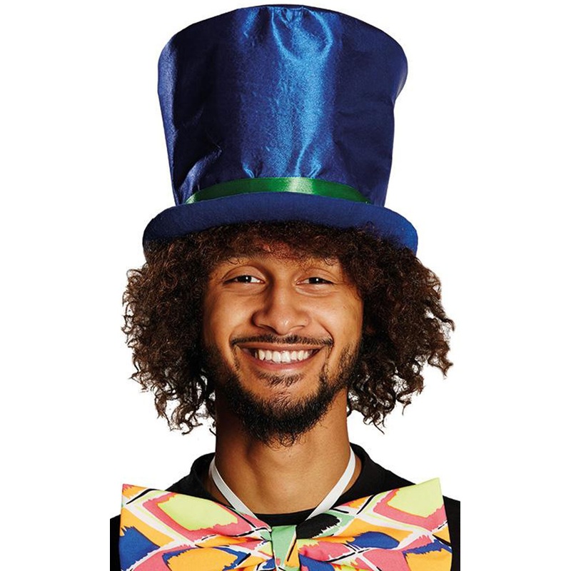 Royal blue party top hat Domenico
