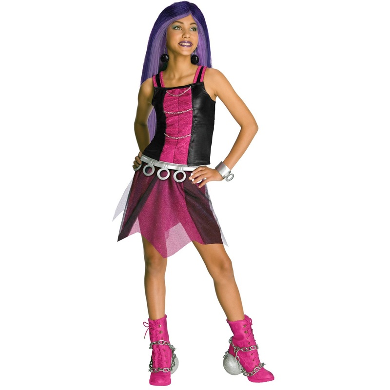 Spectra Monster High girls dress with chains pink M