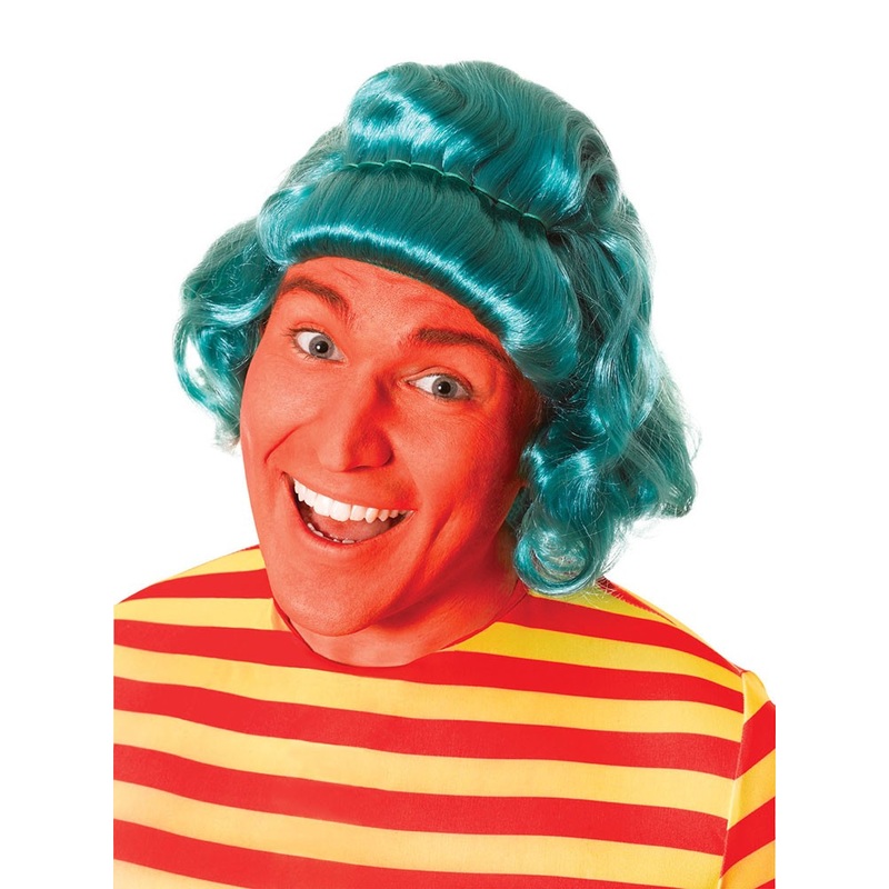 Umpa Dumpa wig in turquoise