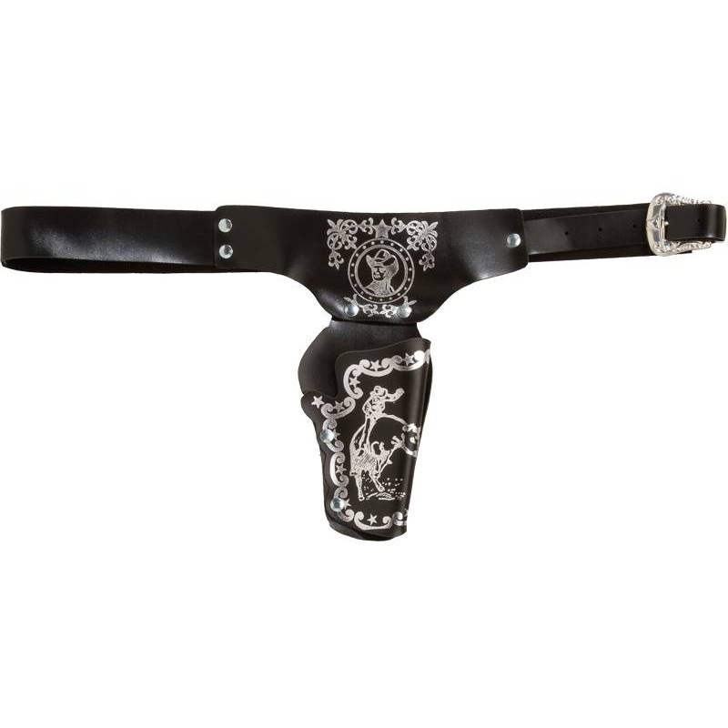 Wild west cowboy belt for adults black