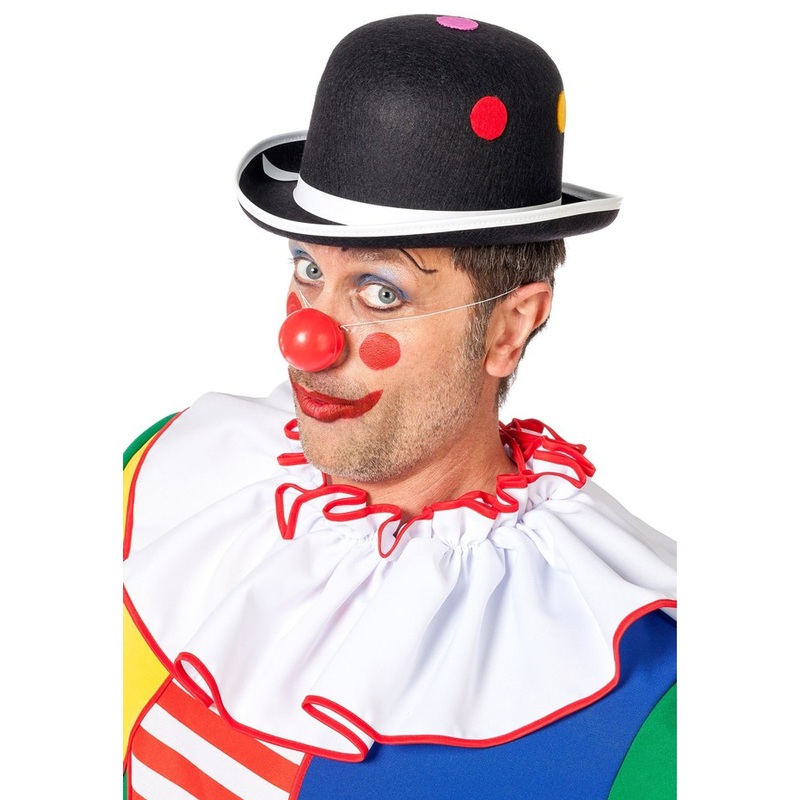 Clown bowler hat with dots
