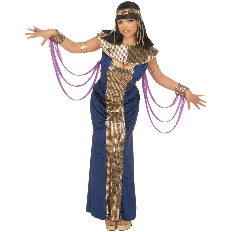 Detailed Egyptian Pharaoh costume for women S