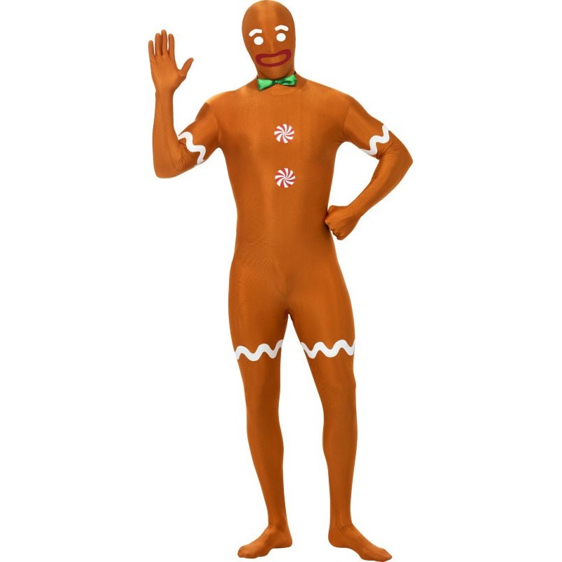 Gingerbread Man Morphsuit Costume M