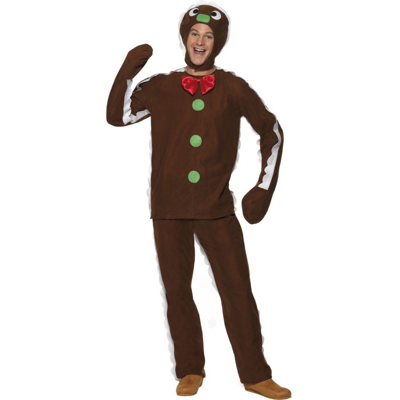 Gingerbread manikin costume for adults M