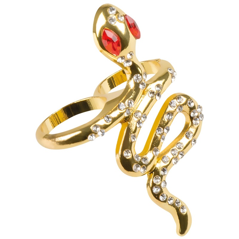 Golden Cleopatra Snake Ring