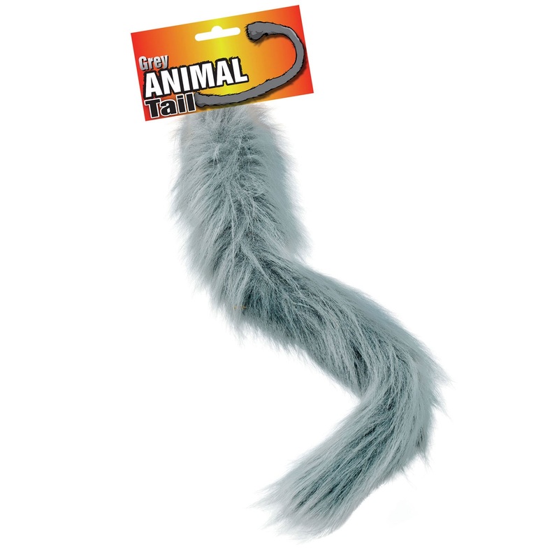 Gray universal animal tail