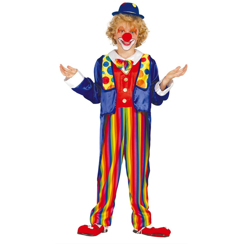 Happy Tommy clown costume for boys