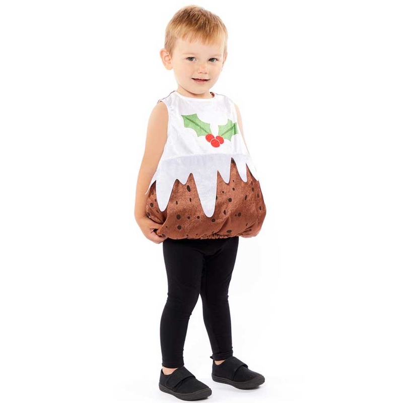 Mini Christmas pudding costume for toddlers