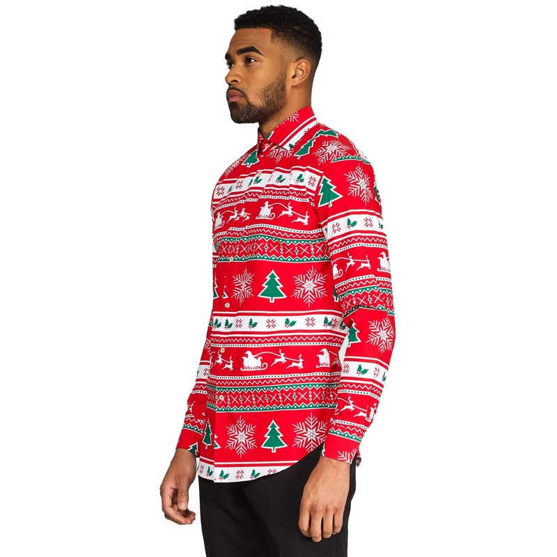 OppoSuits Winter Wonderland shirt men XS