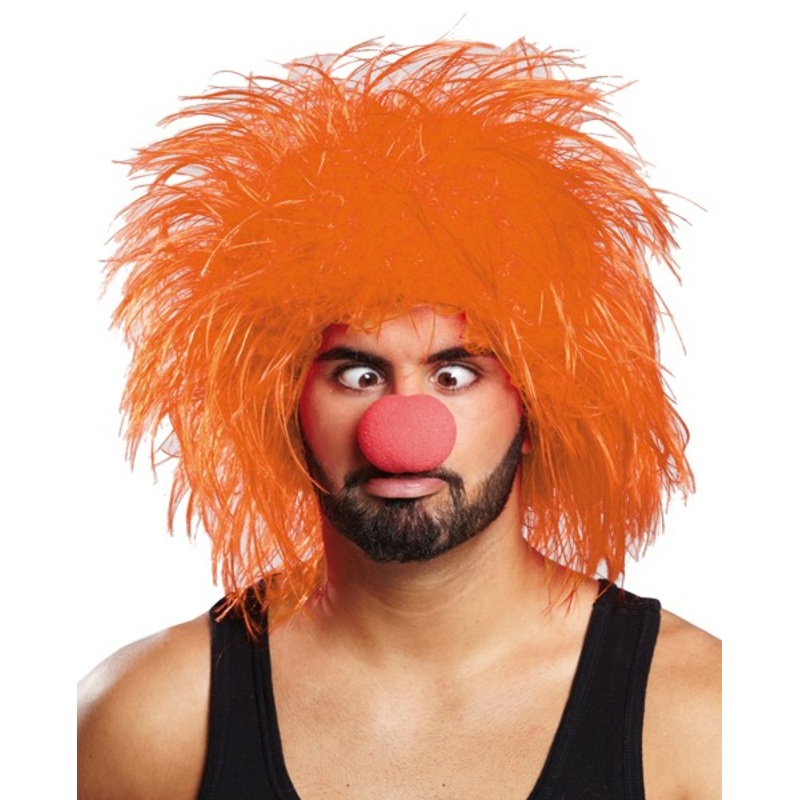 Orange leprechaun wig