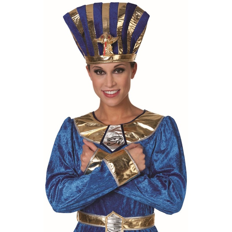 Pharaoh hat Cleo Gold-Blue