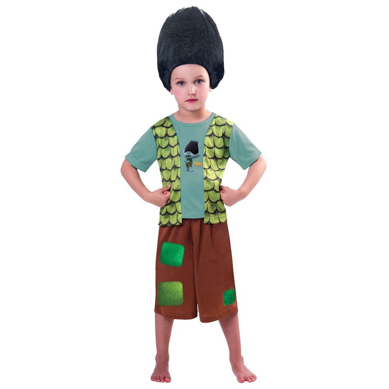 Trolls Branch kids costume