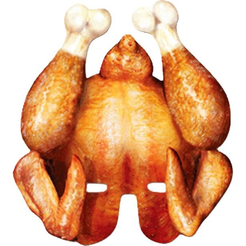 Turkey cardboard mask