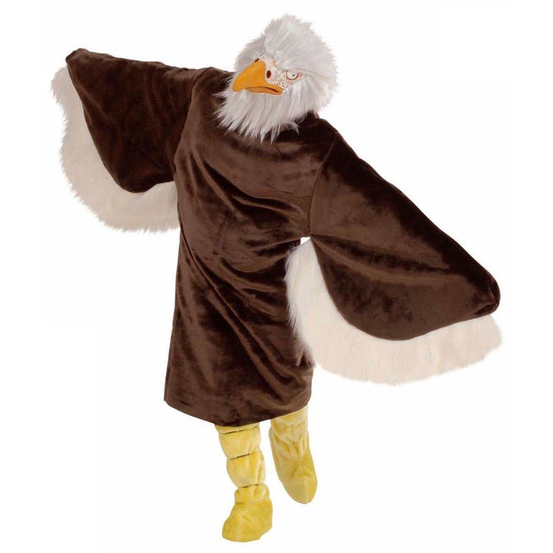 Flying eagle plush costume
