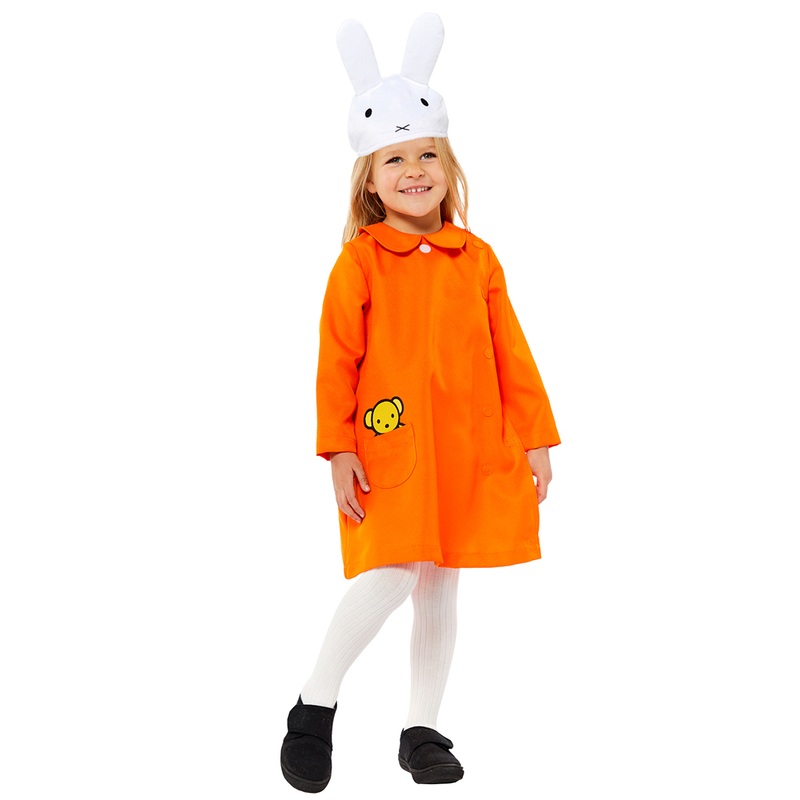 Miffy rabbit girls costume orange