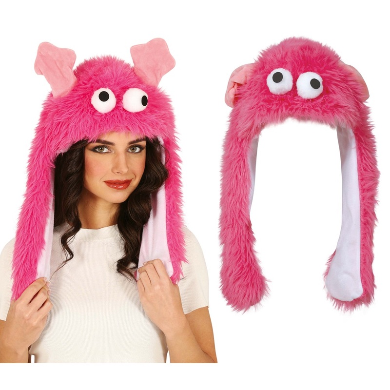 Monster Hat Pink for Women