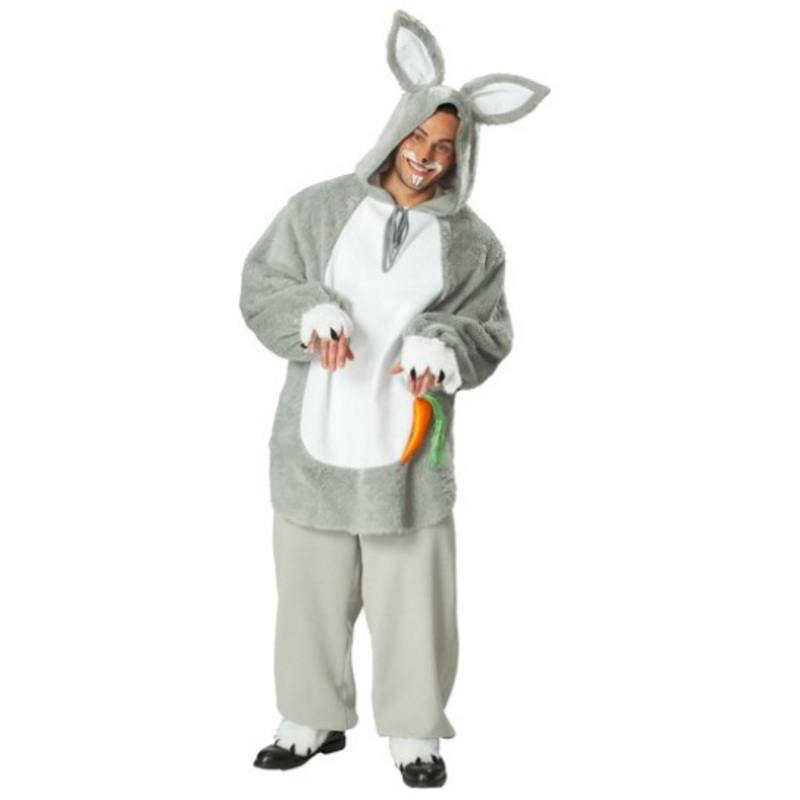 Plush bunny carrot costume S