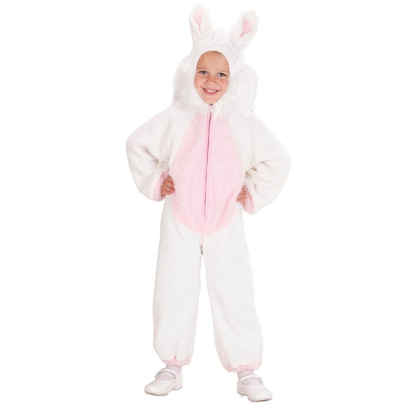 Plush bunny children's costume