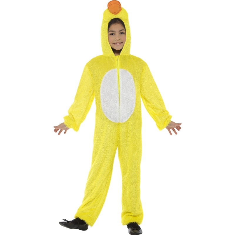 Plush duck quaki child costume
