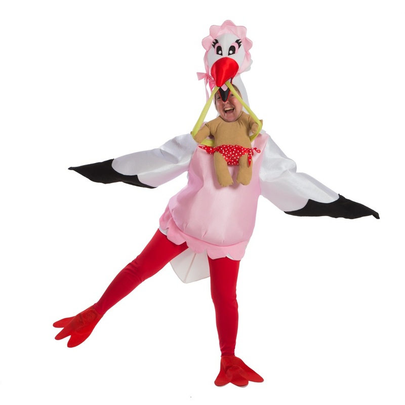 Rattle stork ladies costume