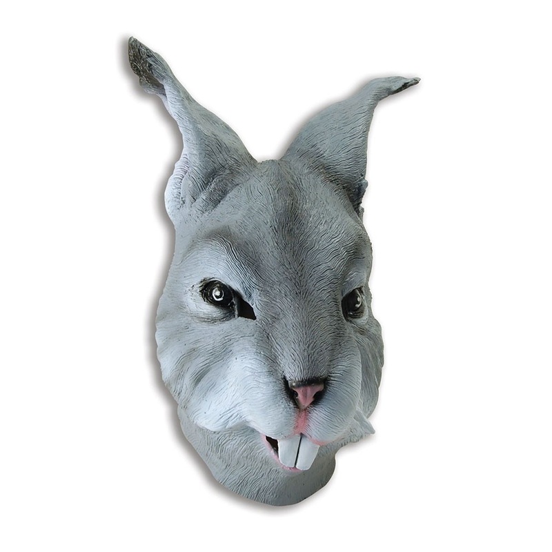 Realistic rabbit full head mask