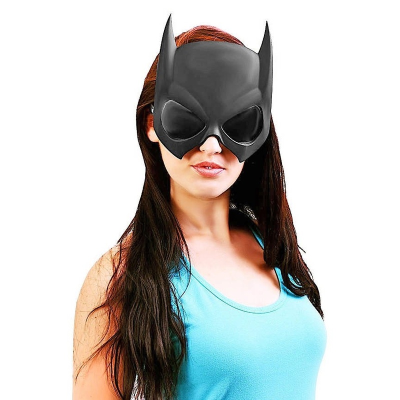Batgirl glasses with half mask