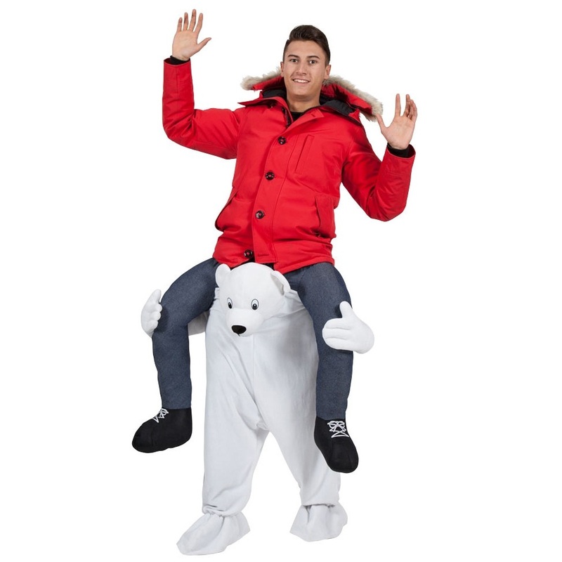 Elias polar bear piggyback costume