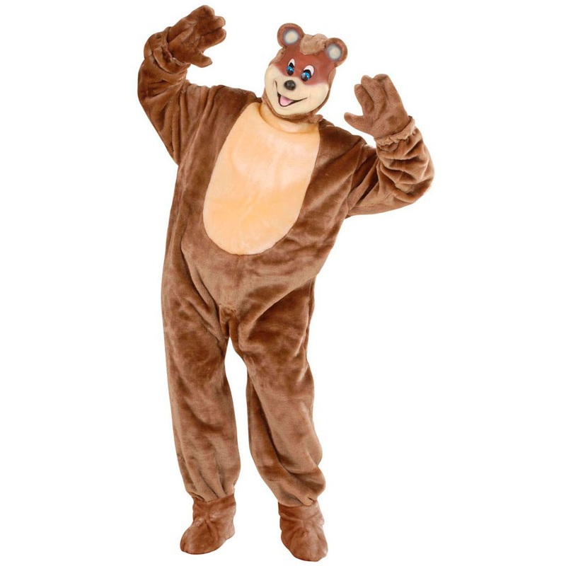Giant teddy bear mascot costume