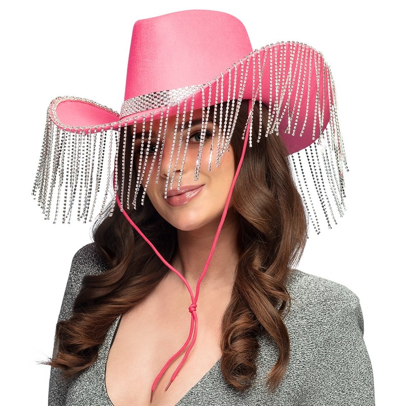 Glam Girl cowboy hat in pink