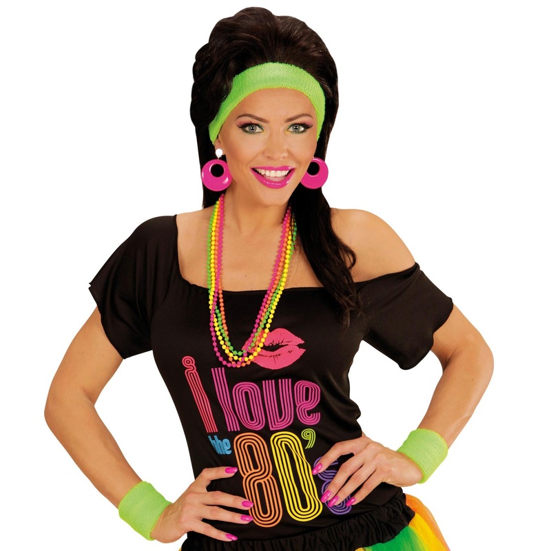 Headband & sweatbands set in green