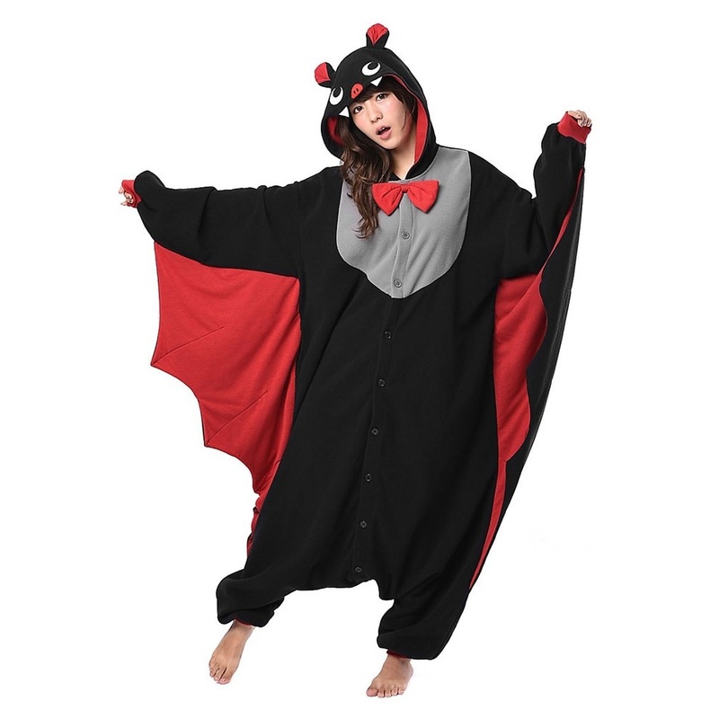 Kigurumi bat costume unisex