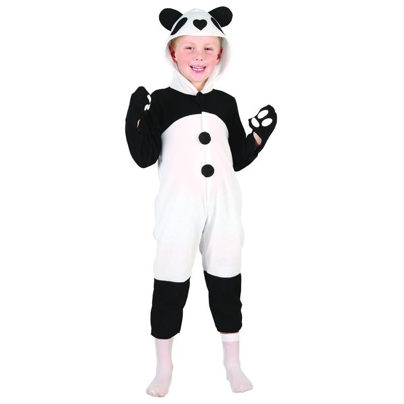 Panda bear child costume