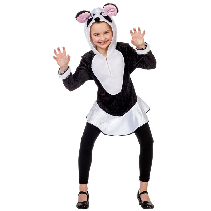 Panda bear girl dress 116