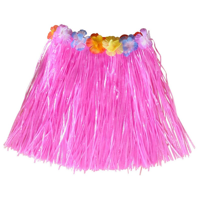 Pink children's Hawaiian skirt