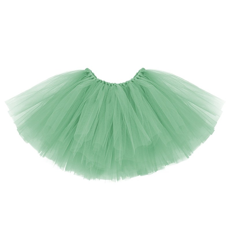 Tutu in mint with light green bow, waist circumference 95cm