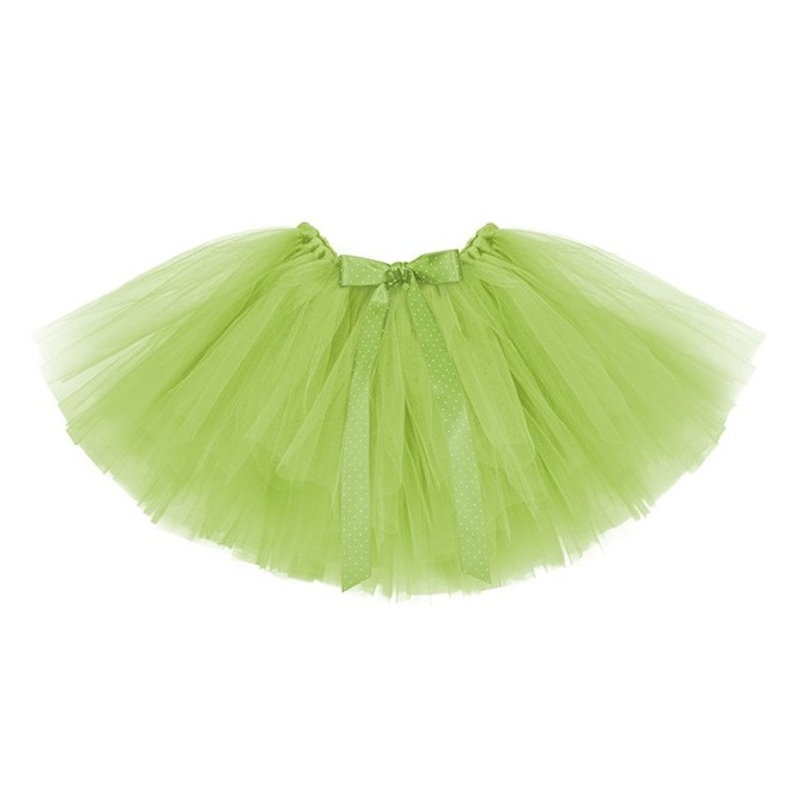 Tutu skirt grass green with bow 25cm