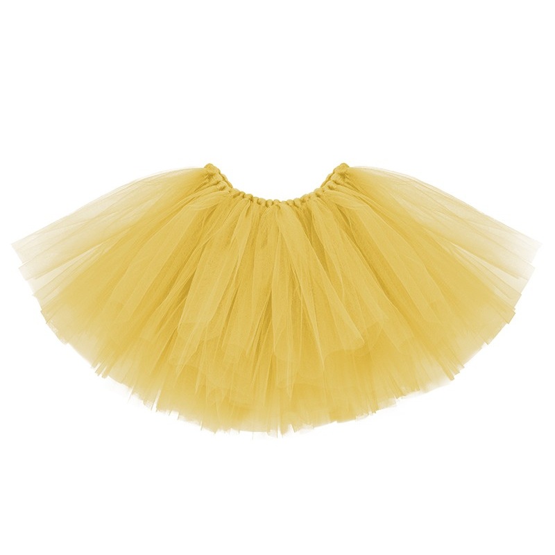 Yellow tutu with dotted bow