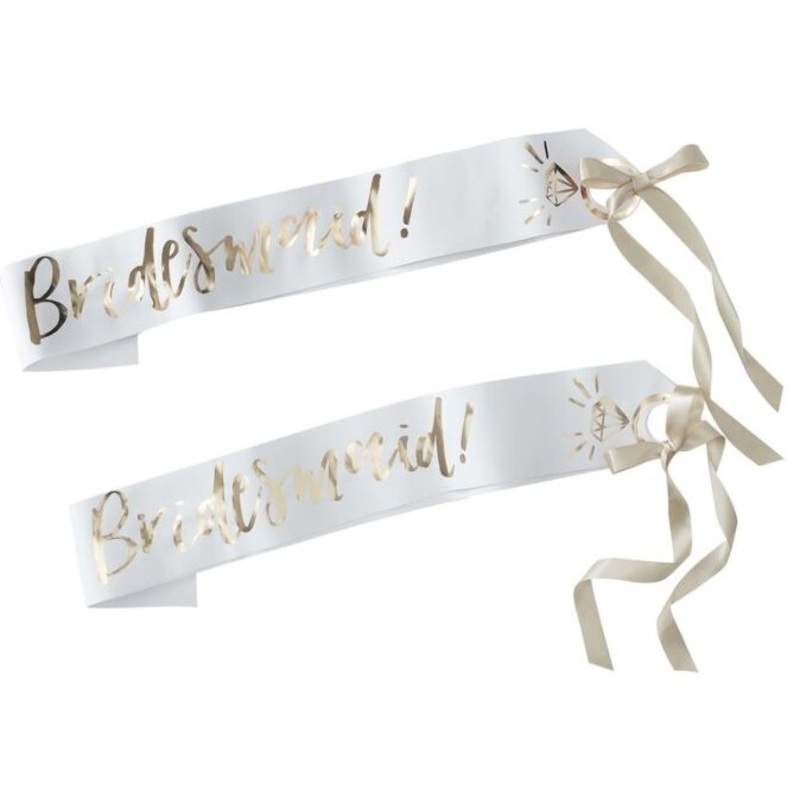 2 I do Crew Bridesmaid Sashes