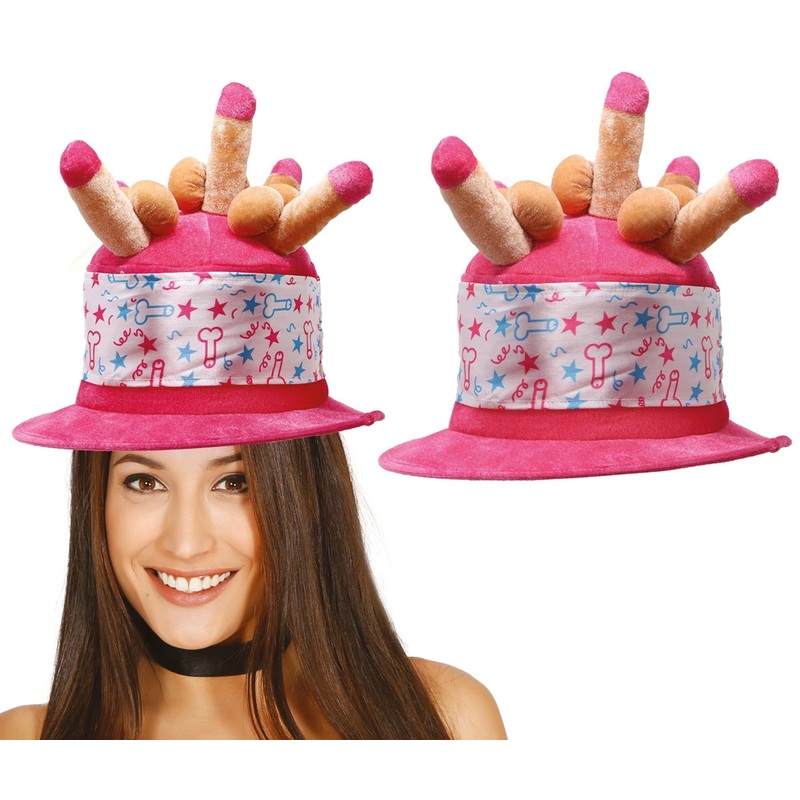 Birthday Cake Penis Hat