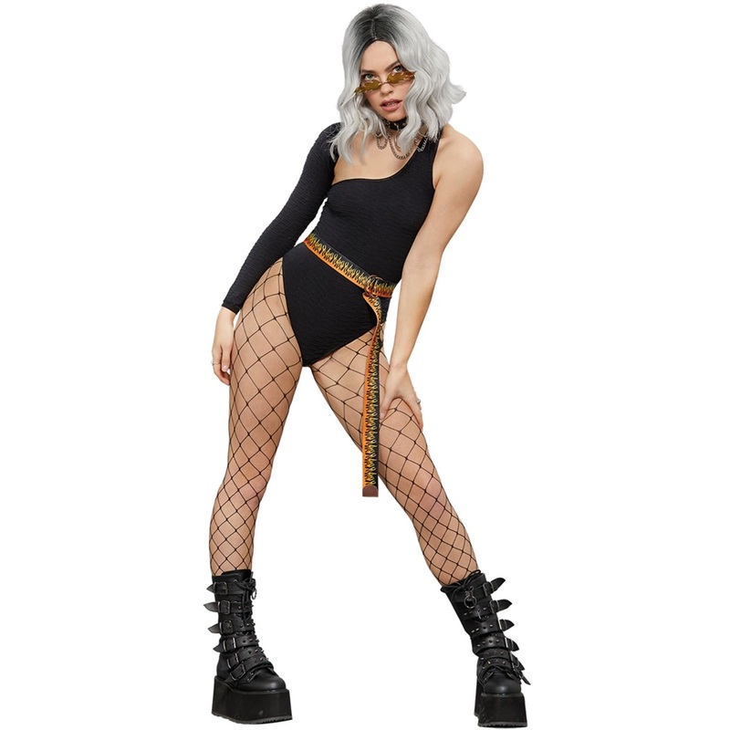 Black Fever One Bodysuit for Women