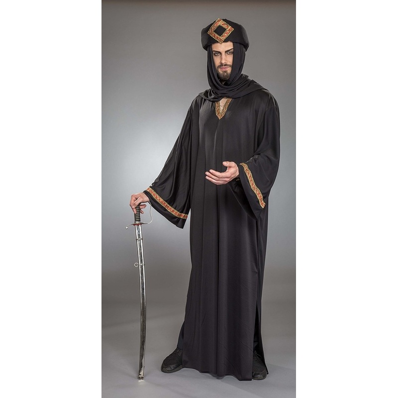 Black Thawb robe for men