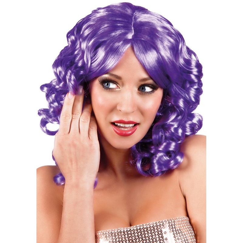 Disco party curls wig