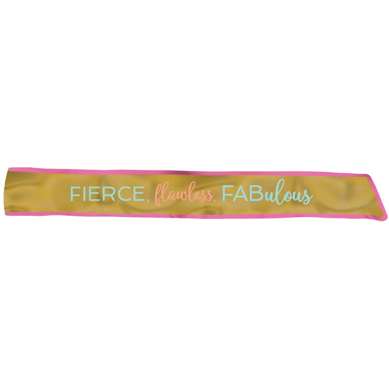 Flawless Birthday sash 76cm