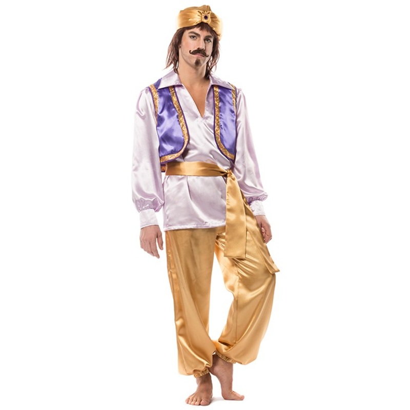 Gold colored Aladdin harem pants for Herreen 46