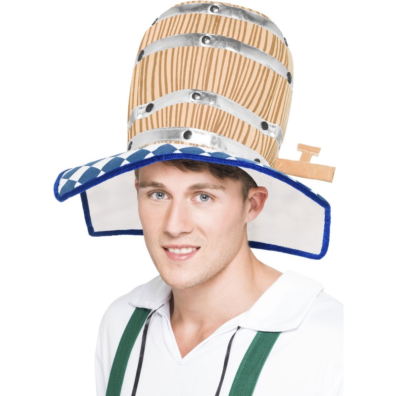 Oktoberfest beer barrel hat