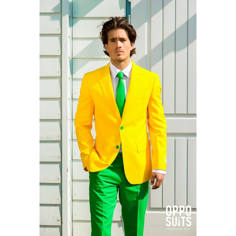 OppoSuits party suit Green and Gold 46