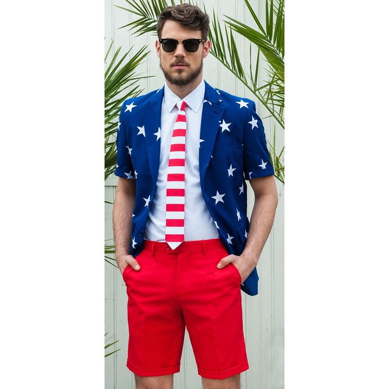 OppoSuits summer suit Stars and Stripes 46
