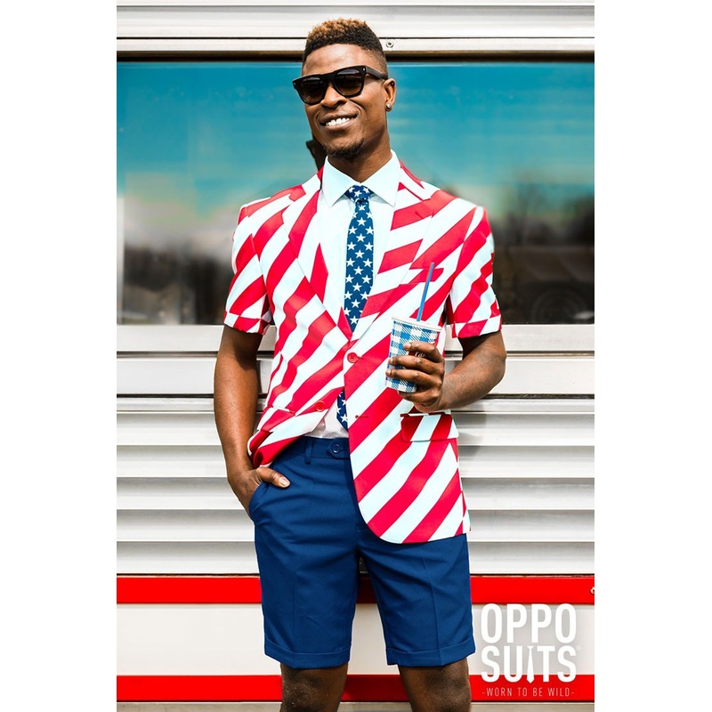 OppoSuits summer suit United Stripes 46
